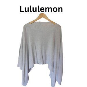 Lululemon Forward Flow Cape Poncho Sweater OS